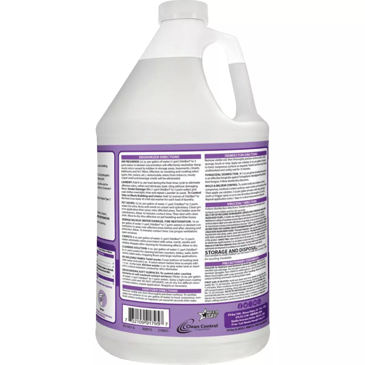 OdoBan 1 Gal. Lavender Washable Surface Sanitizer & Deodorizer Concentrate - photo 3