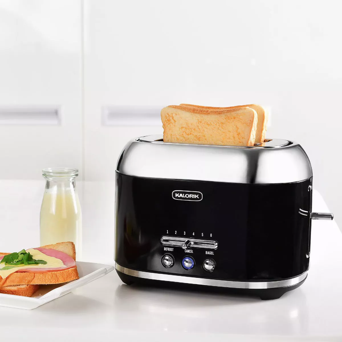 Kalorik 2-Slice Black Retro Toaster - photo 3