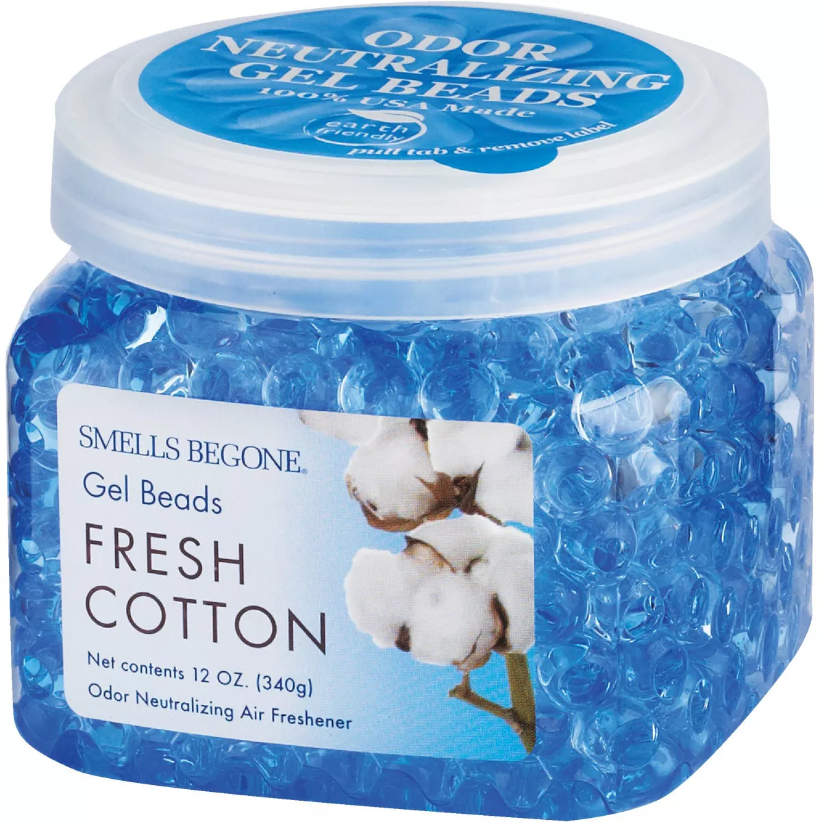 Smells Begone 12 Oz. Gel Beads Fresh Cotton Odor Neutralizer - photo 2