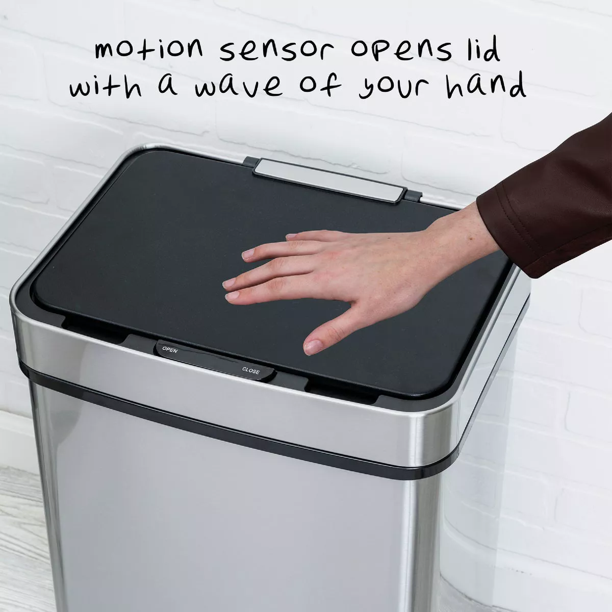Ninestars 13 Gal. Motion Sensor Trash Can - photo 8