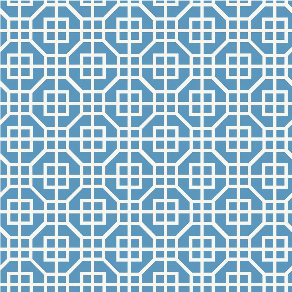 Contact 18 In. x 5 Ft. Blue Citadel Printed Grip Non-Adhesive Shelf Liner