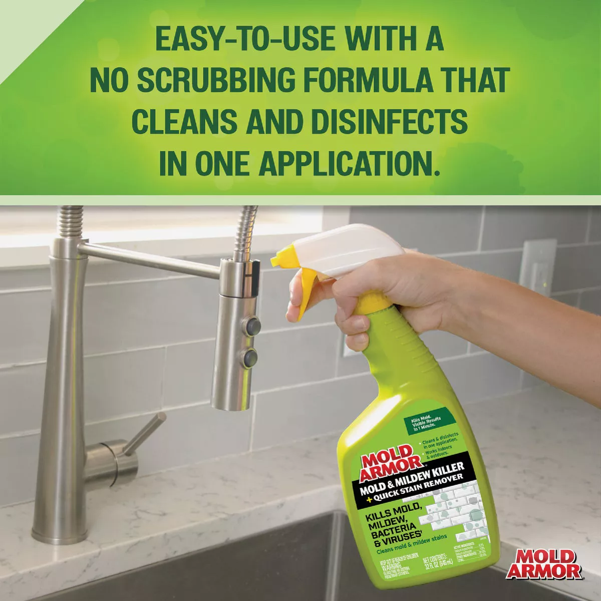 Mold Armor 32 Oz. Instant Mold & Mildew Cleaner - photo 2