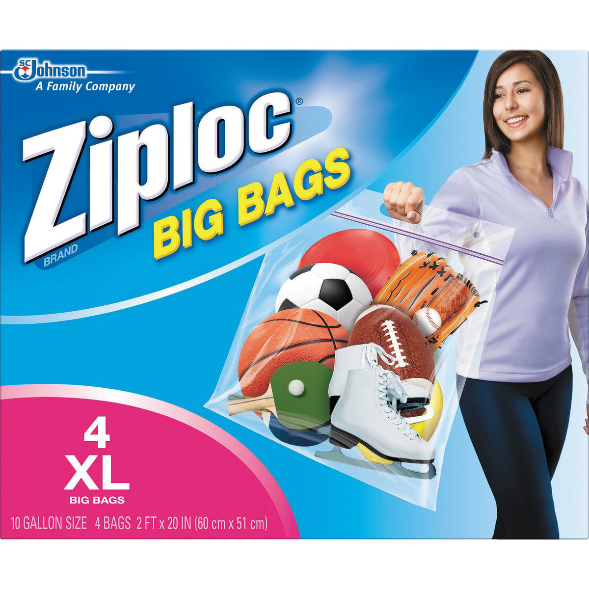 Ziploc Big Bag 10 Gallon XL Storage Bags (4-Count)