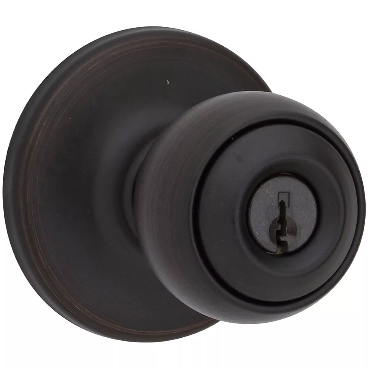 Kwikset Polo Venetian Bronze Entry Door Knob Lockset