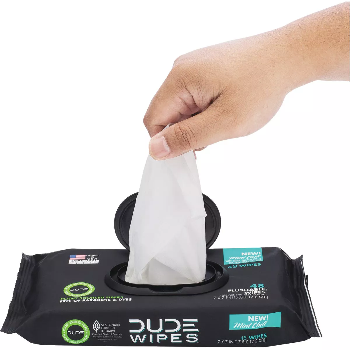 Dude Wipes Mint Chill Flushable Wipes (3-Pack) - photo 3