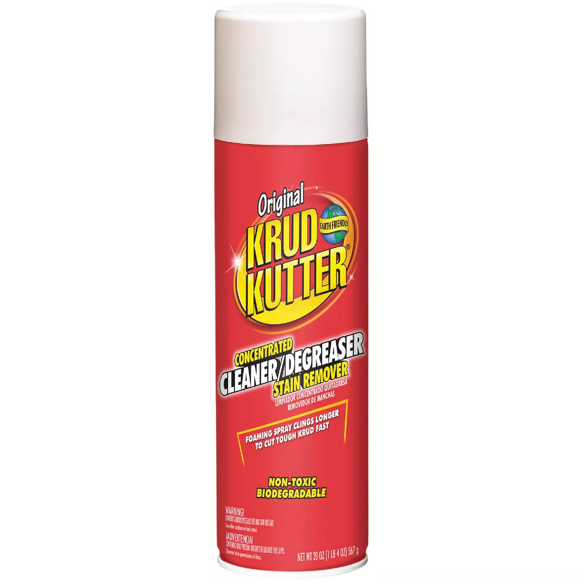 Krud Kutter 20 Oz. Original Concentrated Cleaner & Degreaser Stain Remover Aerosol