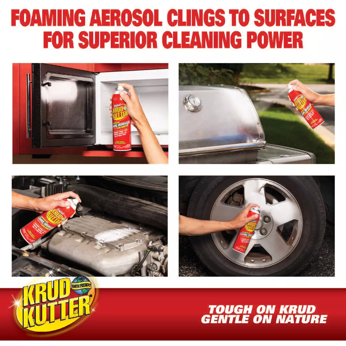 Krud Kutter 20 Oz. Original Concentrated Cleaner & Degreaser Stain Remover Aerosol - photo 5