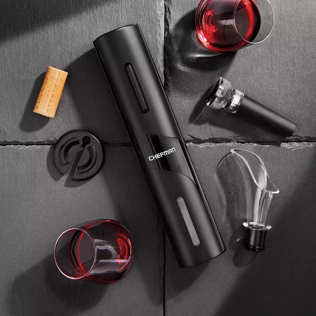 Chefman Battery Operated Wine Opener with Accessories - photo 2