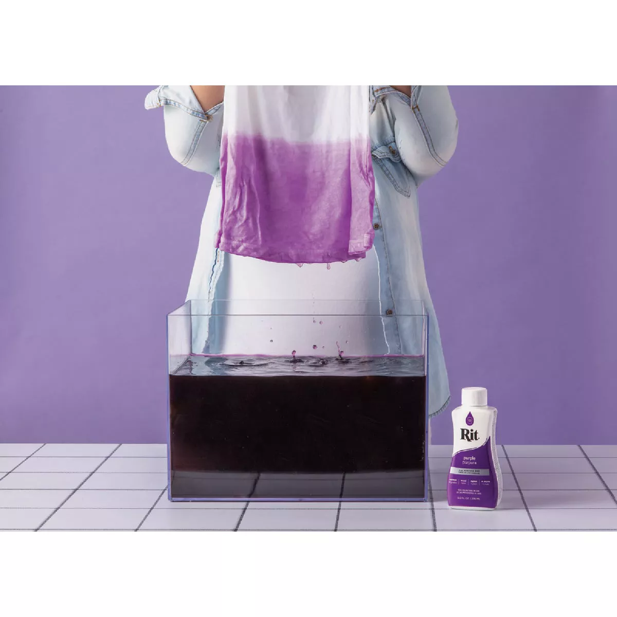 Rit 8 Oz. All Purpose Purple Liquid Dye - photo 3
