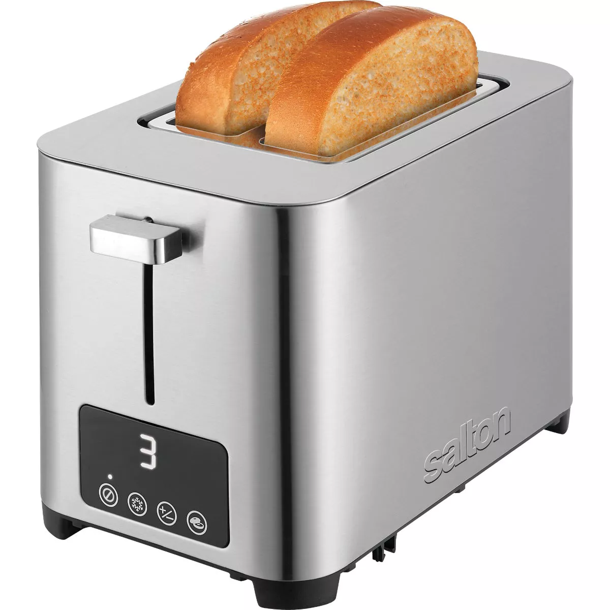 Salton 2-Slice Stainless Steel Digital Countdown Toaster