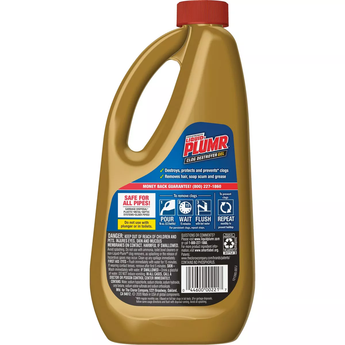Liquid-Plumr 32 Oz. Pro-Strength Full Clog Destroyer - photo 2