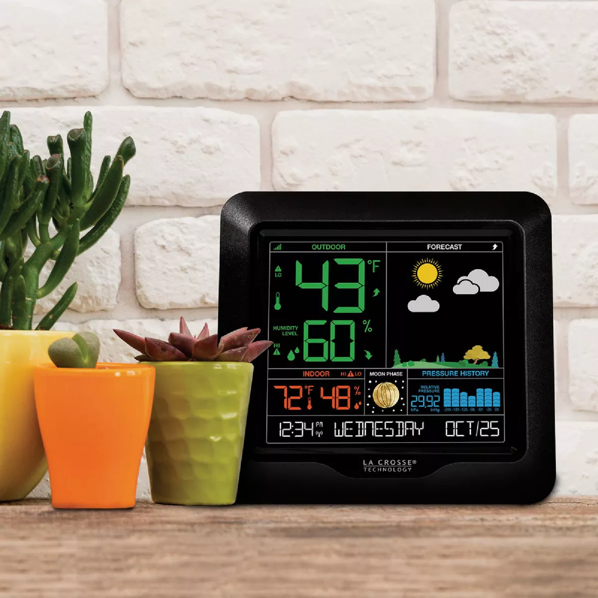 La Crosse Technology Wireless Color Weather Station with Backlight & Forecast - photo 2
