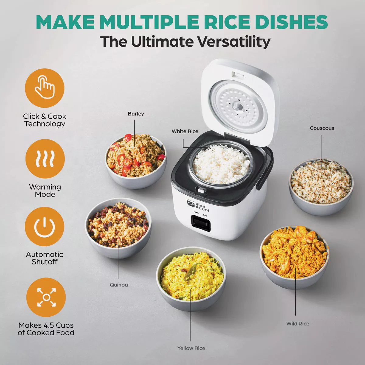 Rice Robot 1.2 Qt. Cooker - photo 5