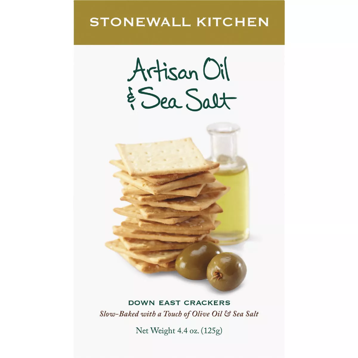 Stonewall Kitchen 4.4 Oz. Artisan Oil & Sea Salt Crackers