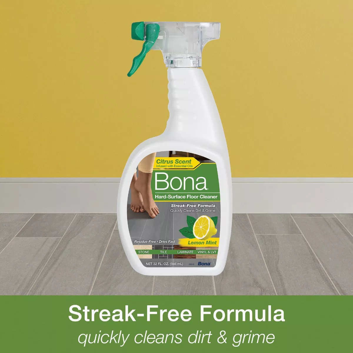 Bona 36 Oz. Lemon Mint Hard Surface Floor Cleaner - photo 4