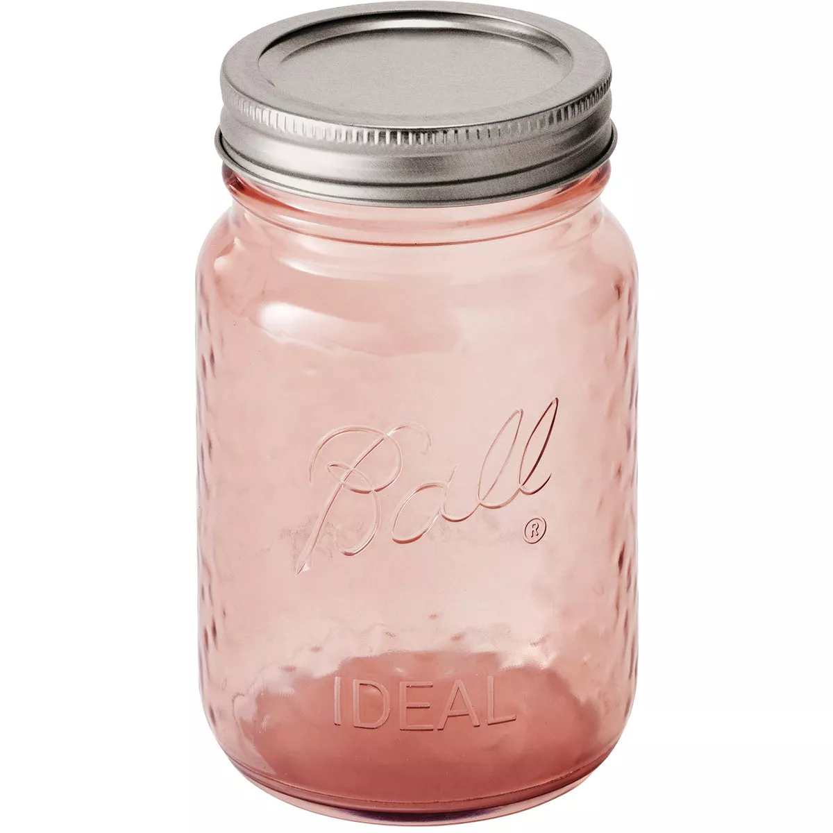 Ball 16 Oz. Pint Regular Mouth Vintage Pink Jar (4-Count)