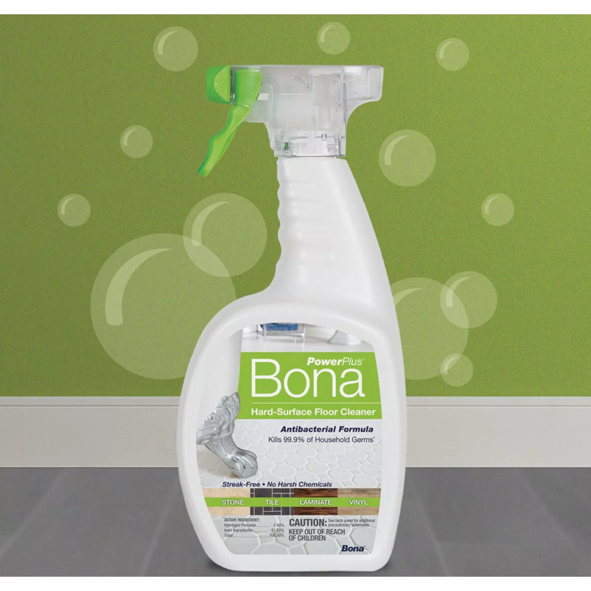 Bona PowerPlus 32 Oz. Hard-Surface Anti-Bacterial Floor Cleaner - photo 4