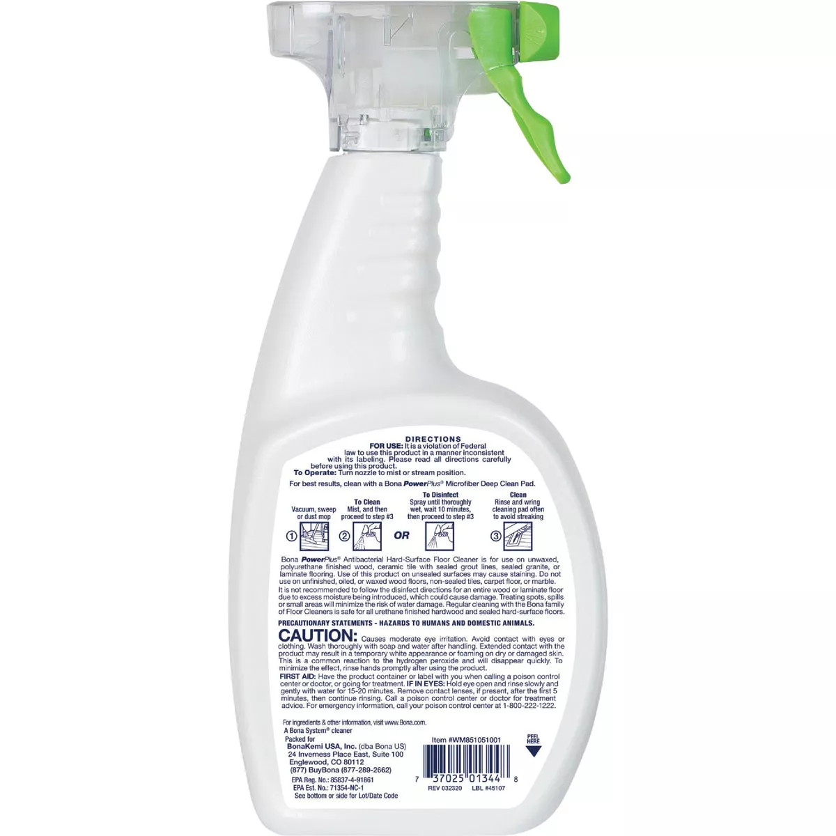 Bona PowerPlus 32 Oz. Hard-Surface Anti-Bacterial Floor Cleaner - photo 5