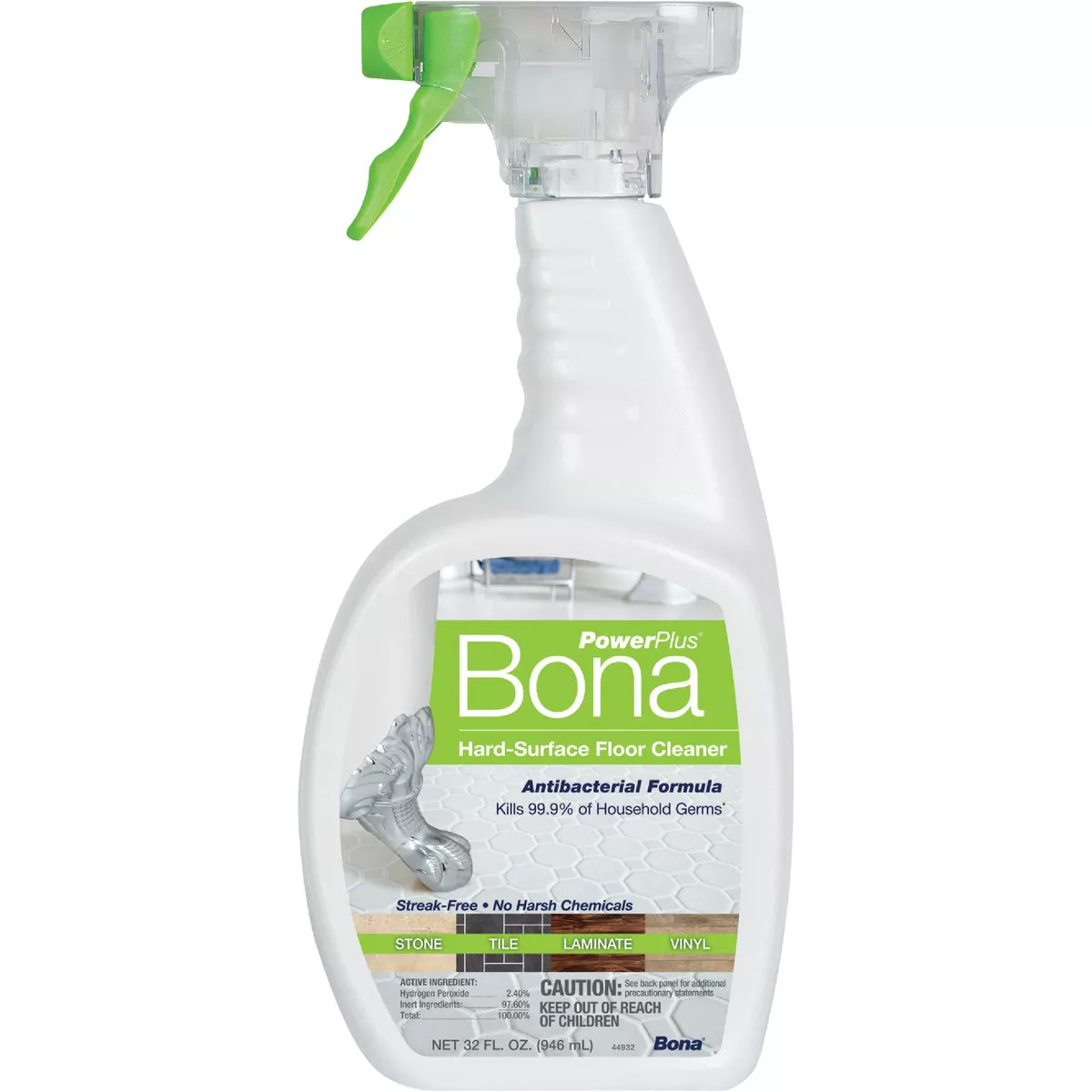 Bona PowerPlus 32 Oz. Hard-Surface Anti-Bacterial Floor Cleaner - photo 6