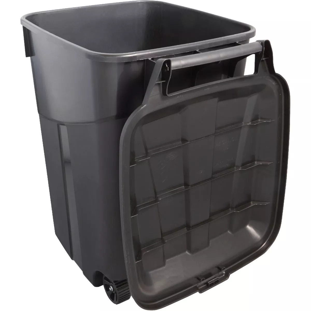 United Solutions Rough and Rugged 45 Gal. Wheeled Trash Can with Attached Lid - photo 6