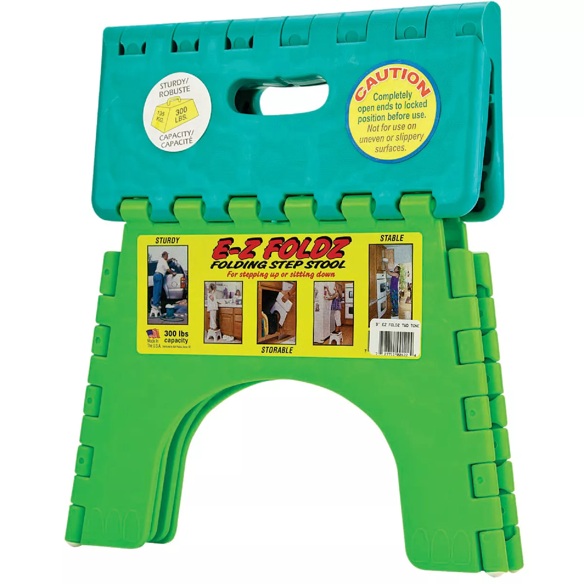 E-Z Foldz 9 In. Assorted Color 1-Step Folding Step Stool - photo 2