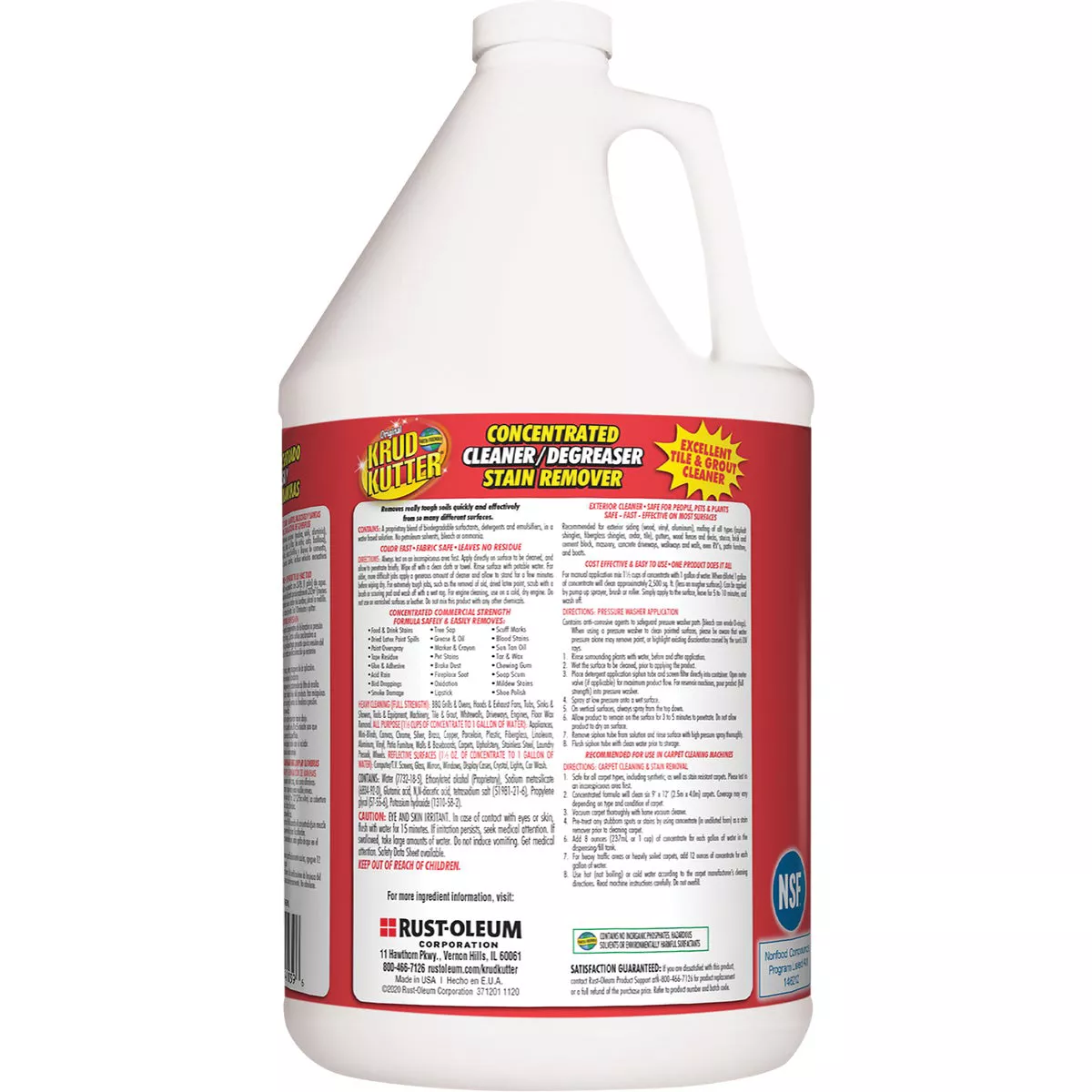 Krud Kutter 1 Gal. Liquid Concentrate Cleaner & Degreaser Stain Remover - photo 7