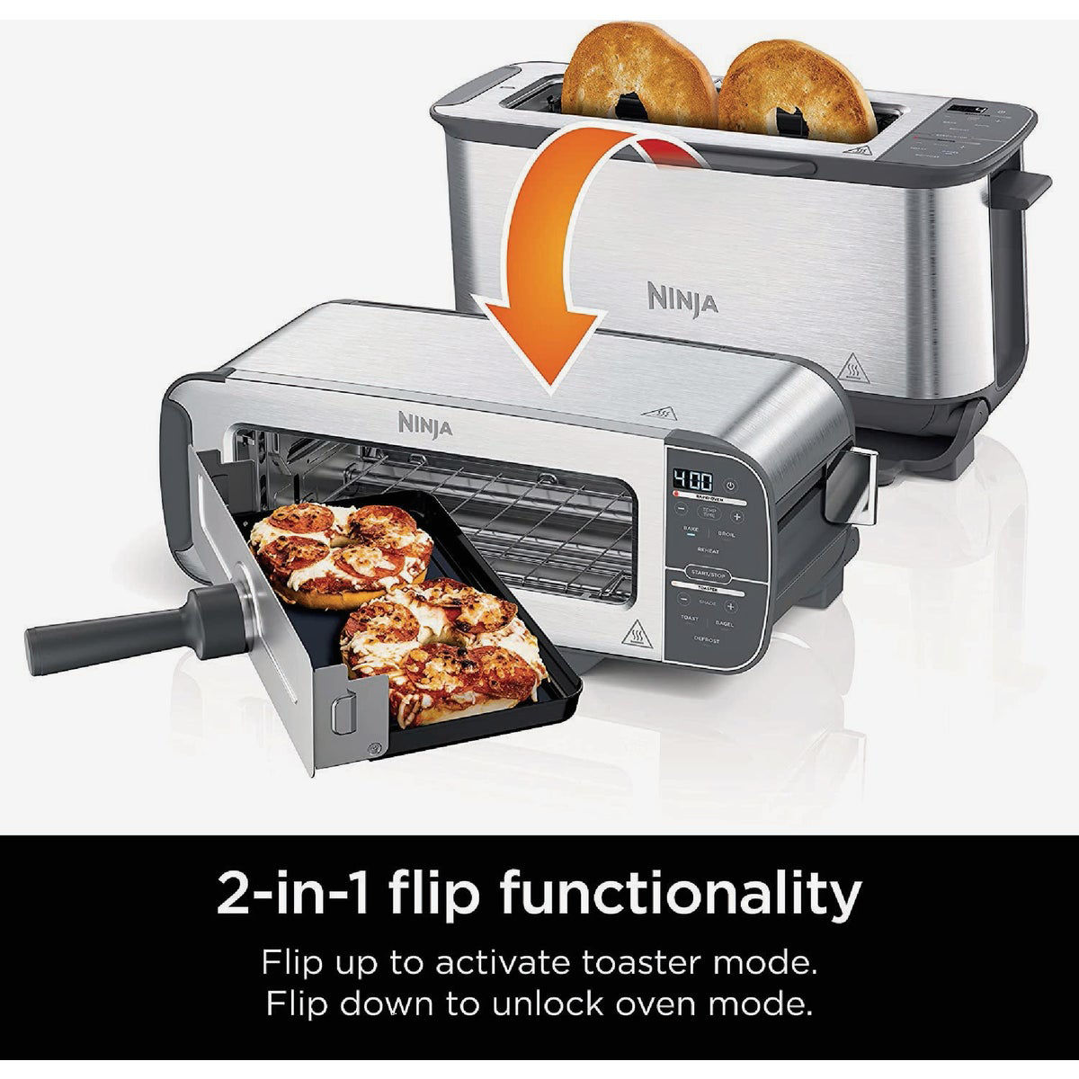 Best Buy: Ninja Foodi 2-Slice Toaster Oven with Flip Functionality