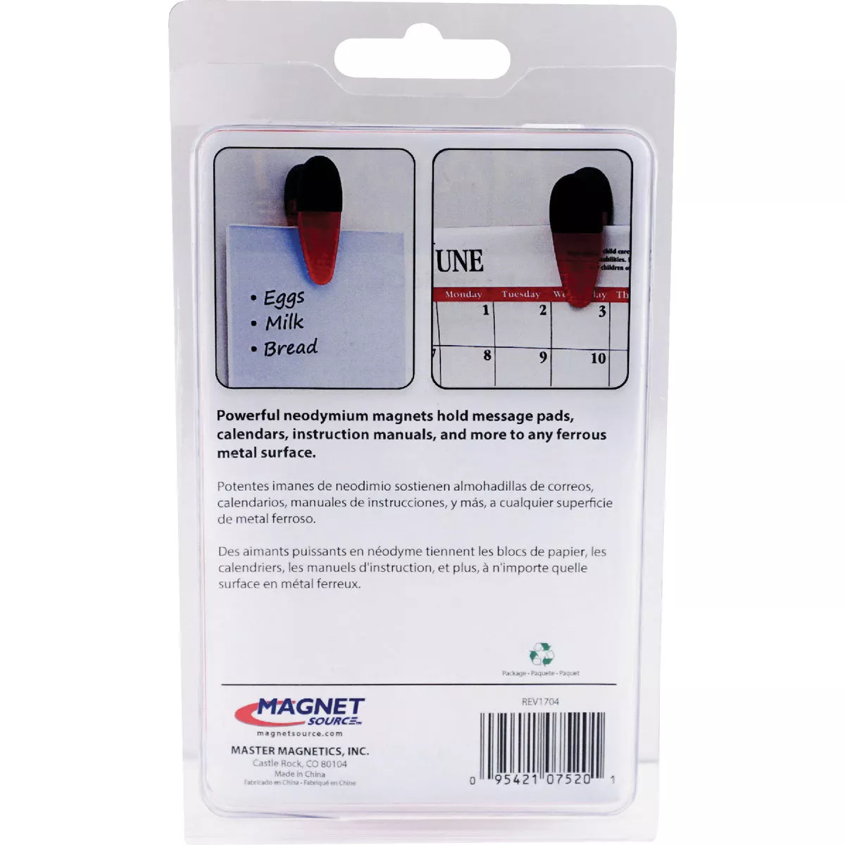 Master Magnetics 3-1/2 In. Red Magnetic Clip (2-Pack) - photo 8