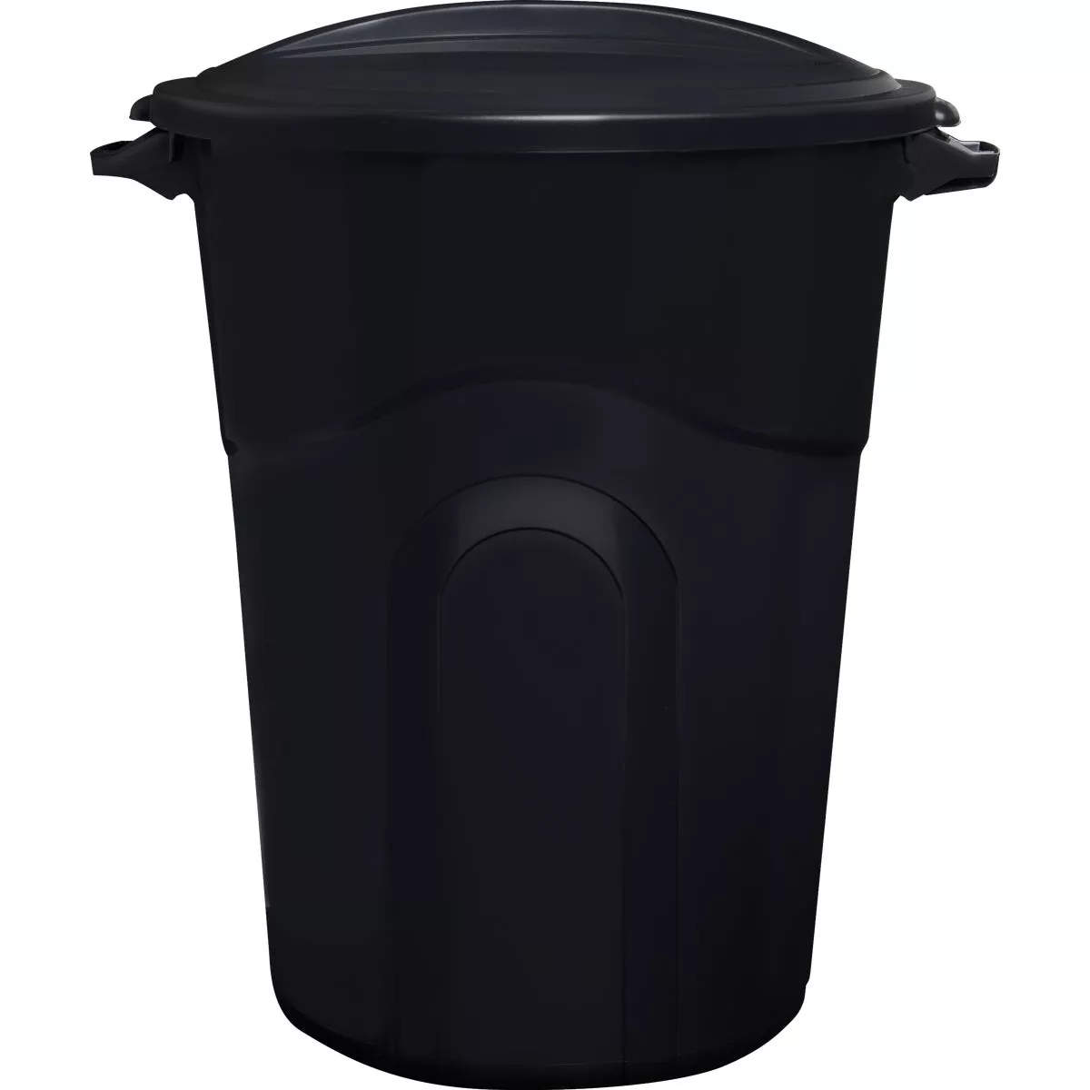 United Solutions Rough & Rugged 32 Gal. Black Trash Can with Lid - photo 2