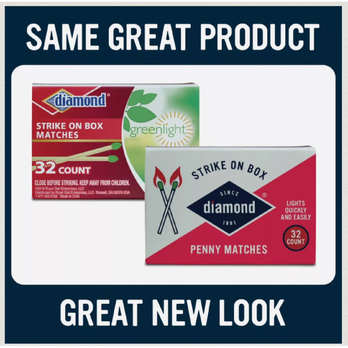 Diamond 2-3/8 In. 32-Count Strike on Box Pocket Matches (10-Pack) - photo 2