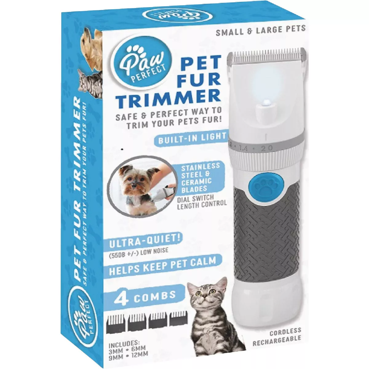 Bell+Howell Paw Perfect Pet Fur Trimmer