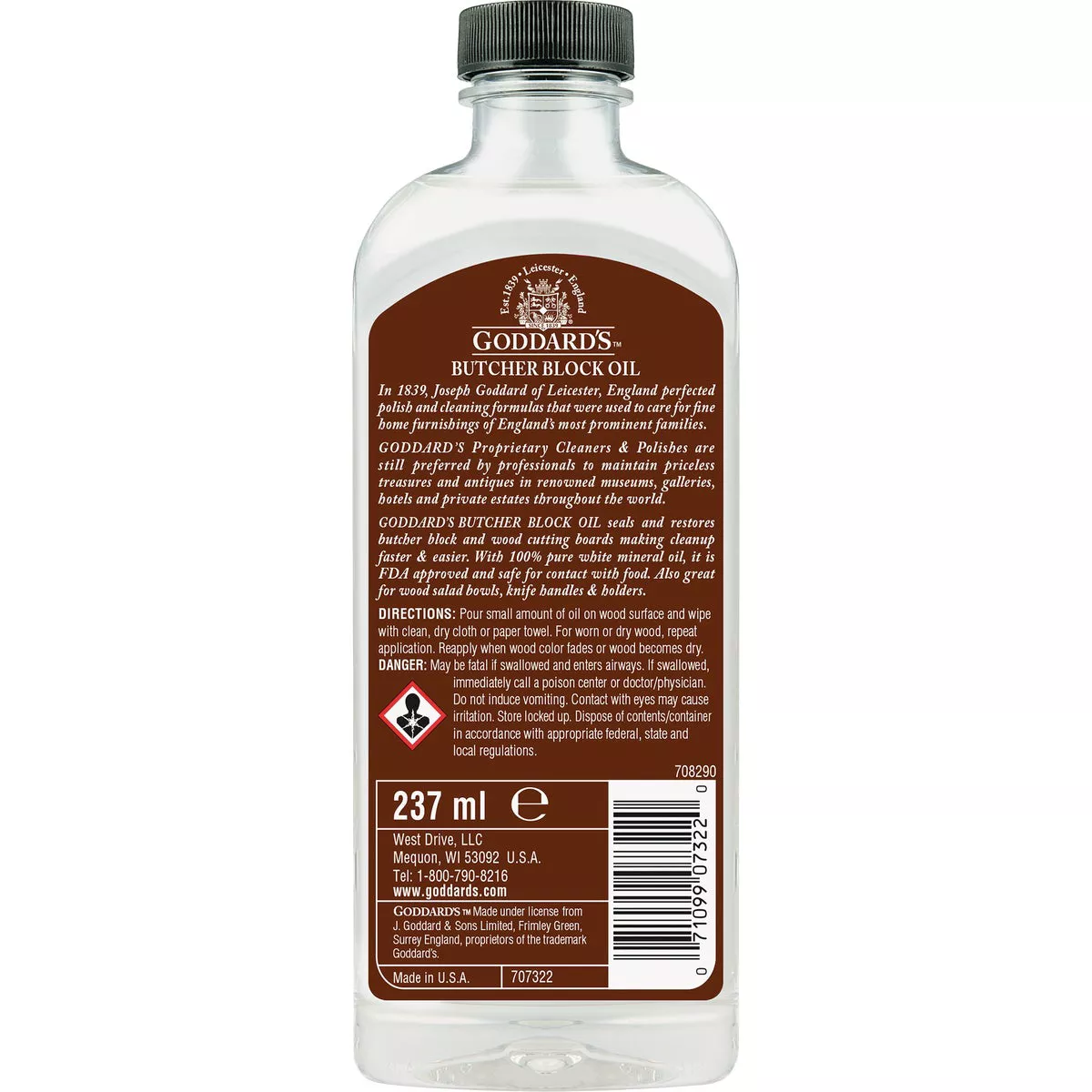 Goddard's 8 Oz. Butcher Block Conditioner Oil - photo 2