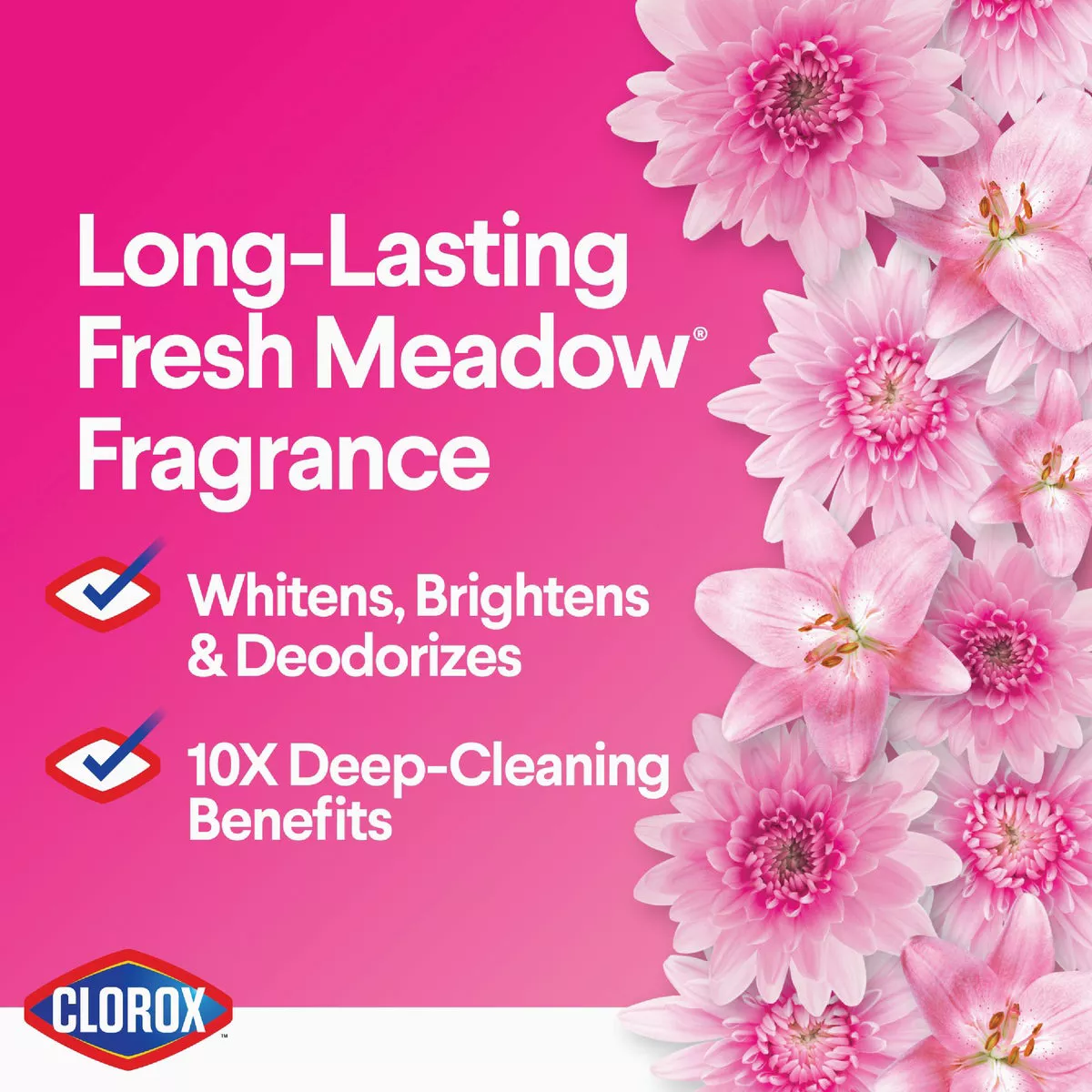 Clorox 77 Oz. Fresh Meadow Concentrated Splash-Less Liquid Bleach - photo 3