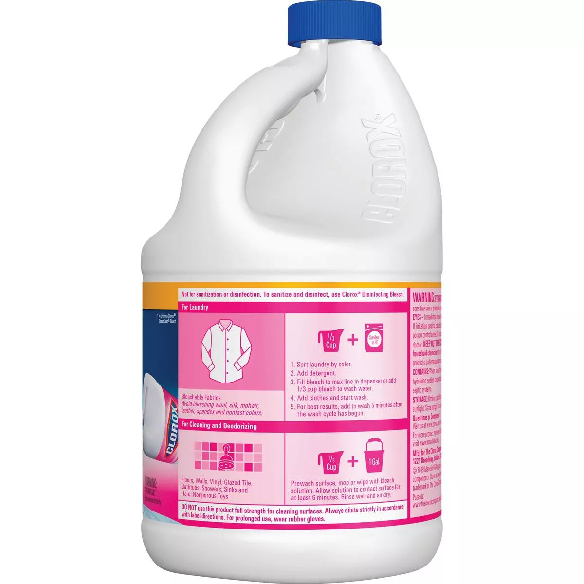 Clorox 77 Oz. Fresh Meadow Concentrated Splash-Less Liquid Bleach - photo 7