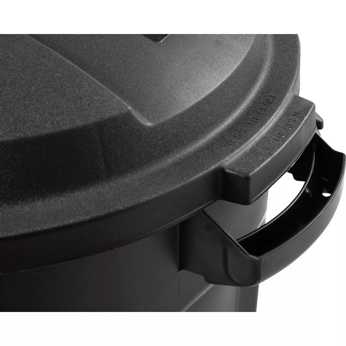 Rubbermaid Roughneck 20 Gal. Black NonWheeled Vented Trash Can with Lid - photo 3