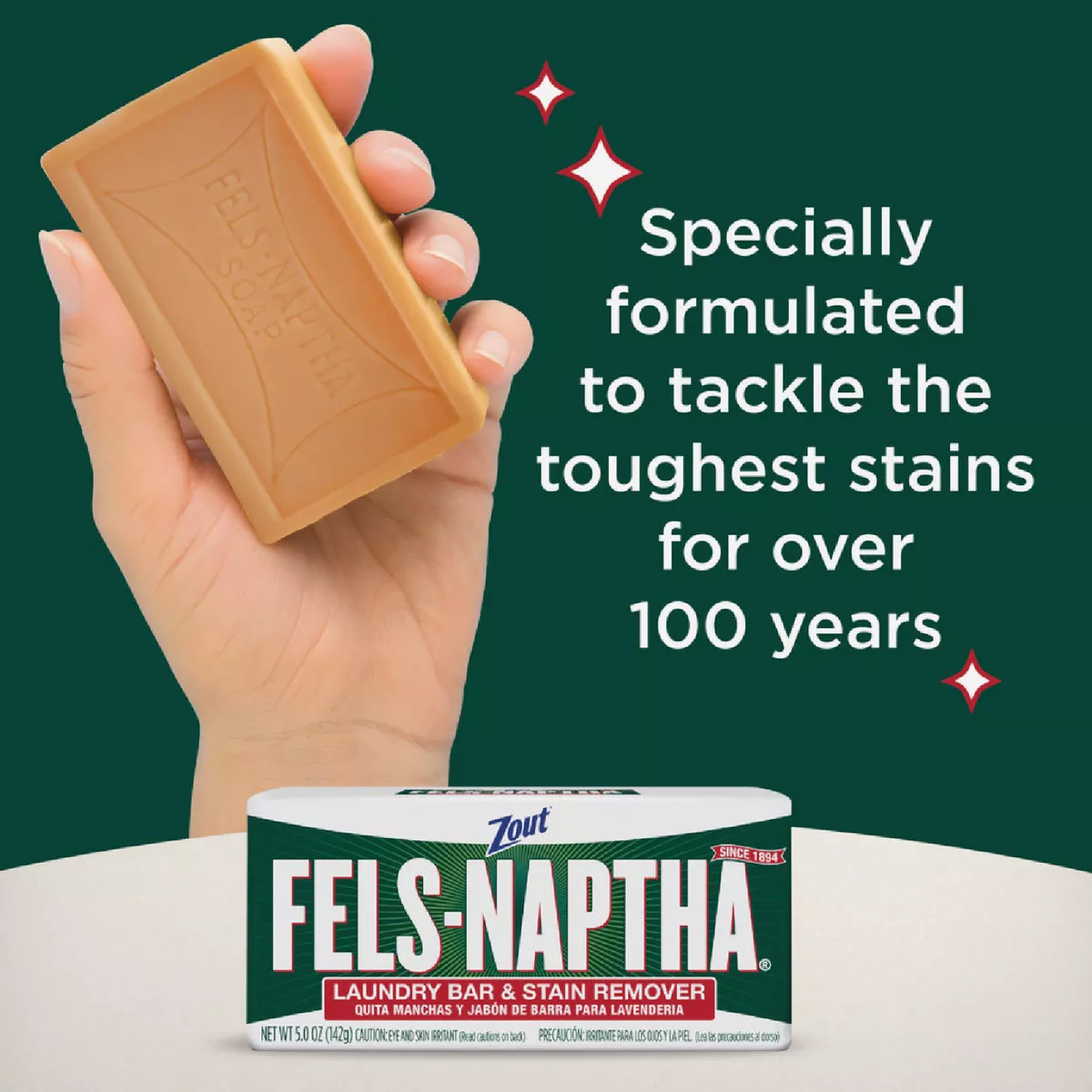 Zout Fels Naptha 5 Oz. Laundry Bar & Stain Remover - photo 6