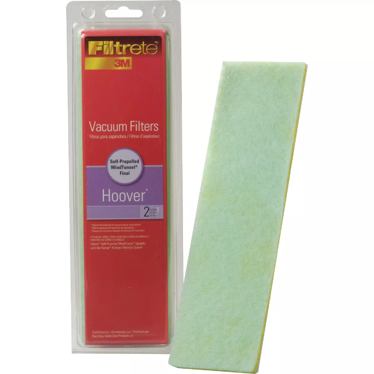 3M Filtrete Hoover Final Allergen Self Propelled WindTunnel Upright Vacuum Filter (2-Pack)
