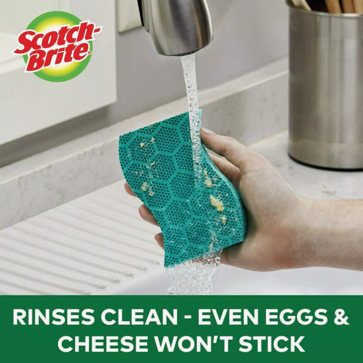 Scotch-Brite Stay Fresh Heavy Duty Scrub Dots Sponge (3-Pack) - photo 2