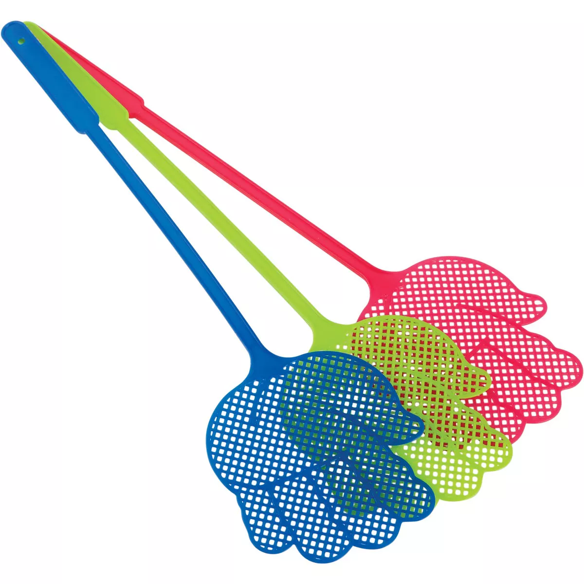 Smart Savers 5 In. x 4.7 In. Plastic Fly Swatter (3-Pack) - photo 2