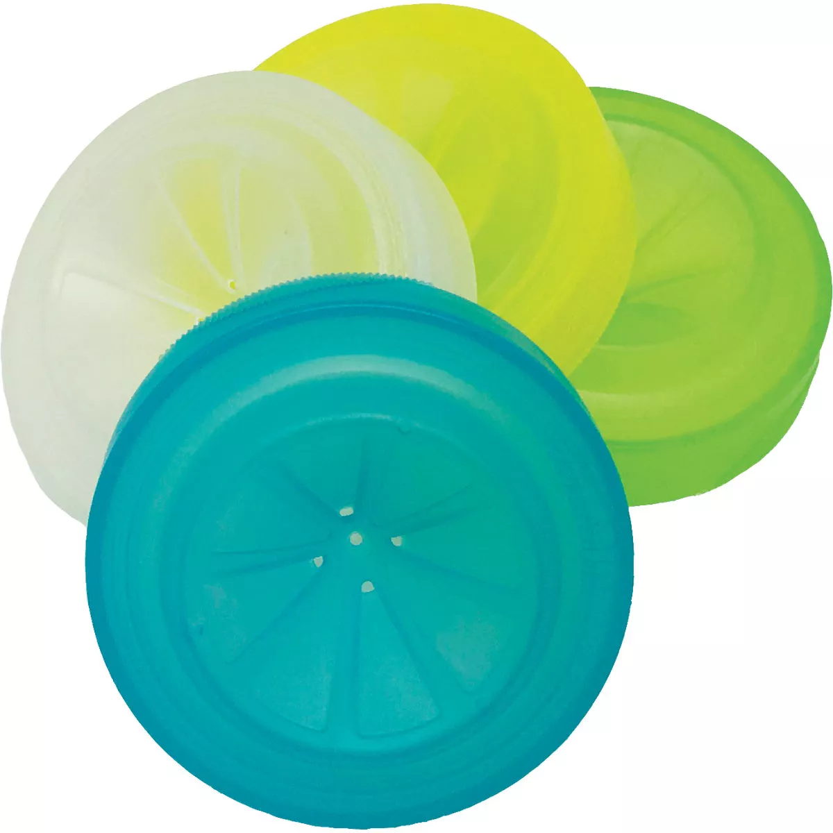 Masontops Plastic Regular Mouth Trap Cap Mason Jar Lid (4-Count)