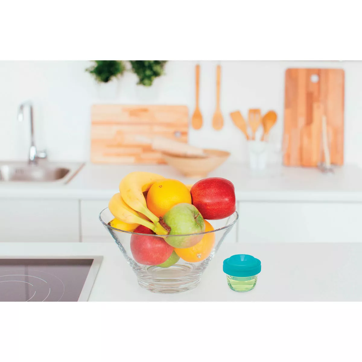 Masontops Plastic Regular Mouth Trap Cap Mason Jar Lid (4-Count) - photo 2