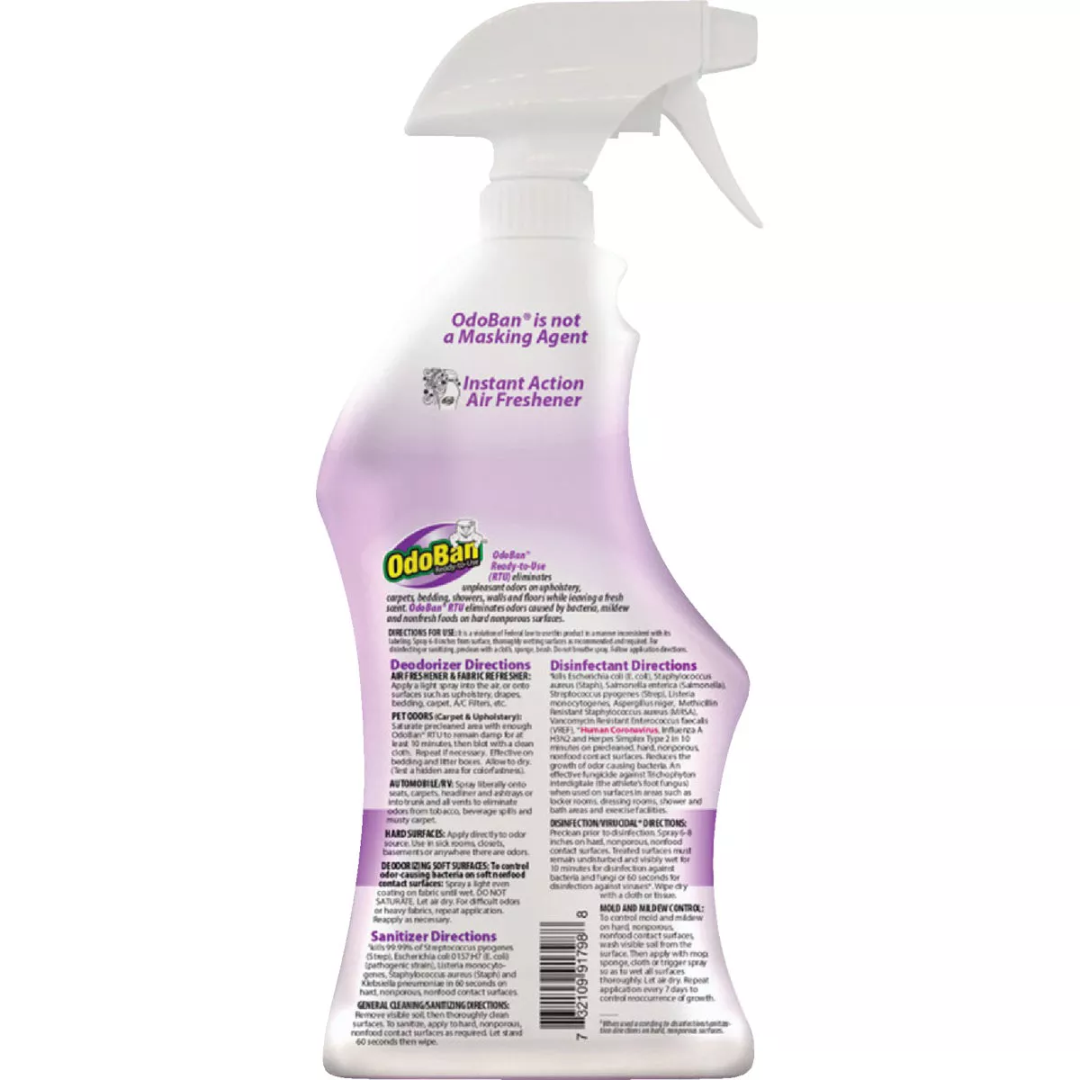 OdoBan 32 Oz. Lavender Washable Surface Sanitizer & Deodorizer - photo 2