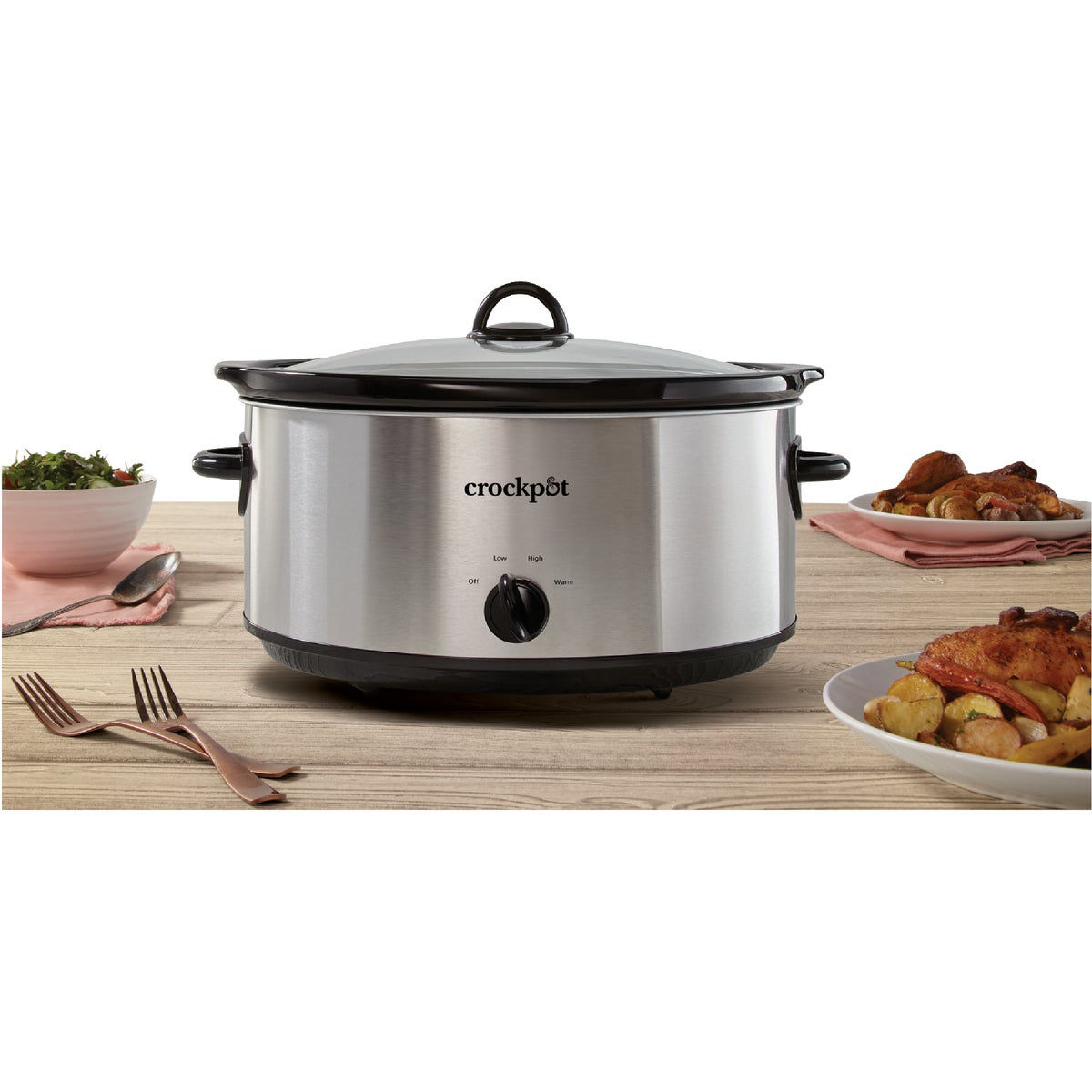 Crockpot 8 Qt. Stainless Steel Slow Cooker