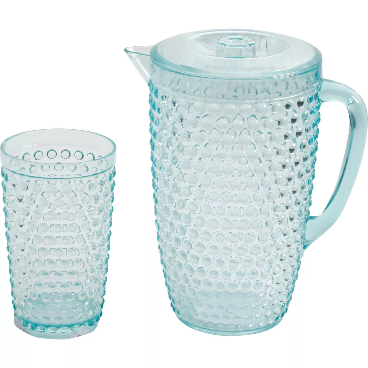 Gibson Home Malone Teal Pitcher & Tumbler Set (5-Piece)