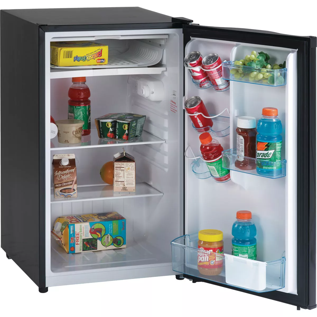 Avanti 4.4 Cu. Ft. Black Counter High Refrigerator with Separate Chiller - photo 3
