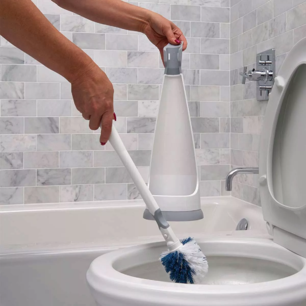 Unger No Drip Toilet Bowl Brush Set - photo 2