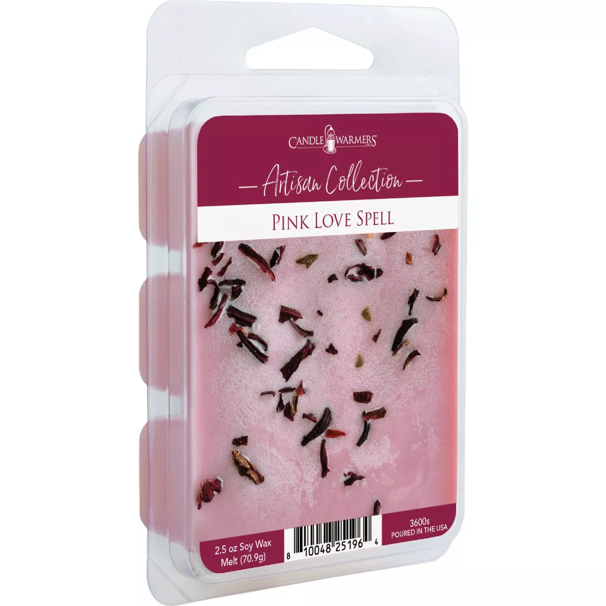 Candle Warmers 2.5 Oz. Artisan Wax Melts Pink Love Spell (Sprinkle)