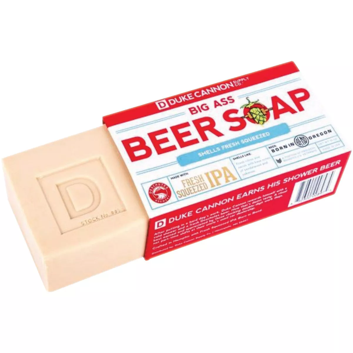 Duke Cannon 10 Oz. Big Ass Deschutes Fresh Squeezed IPA Beer Bar Soap