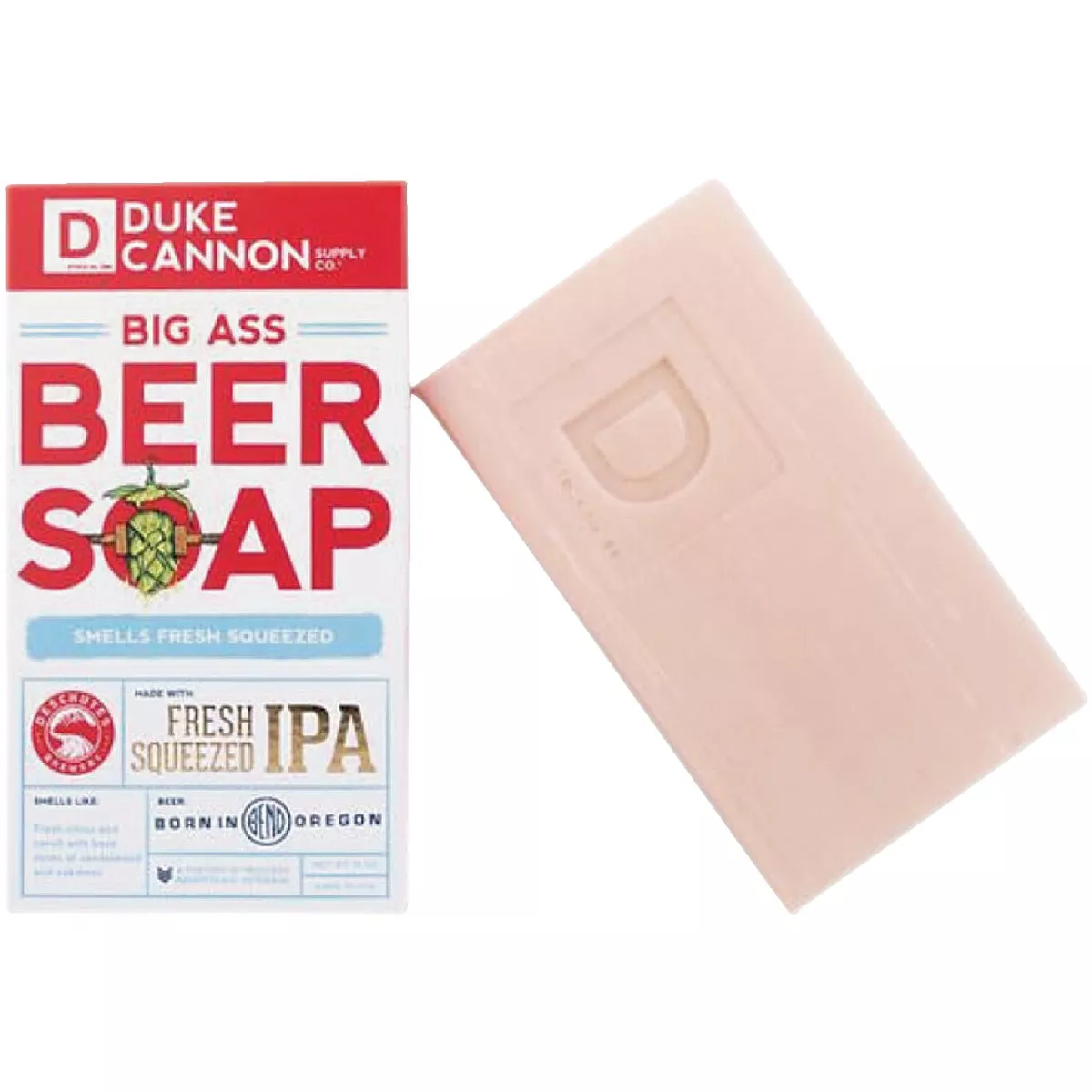 Duke Cannon 10 Oz. Big Ass Deschutes Fresh Squeezed IPA Beer Bar Soap - photo 2