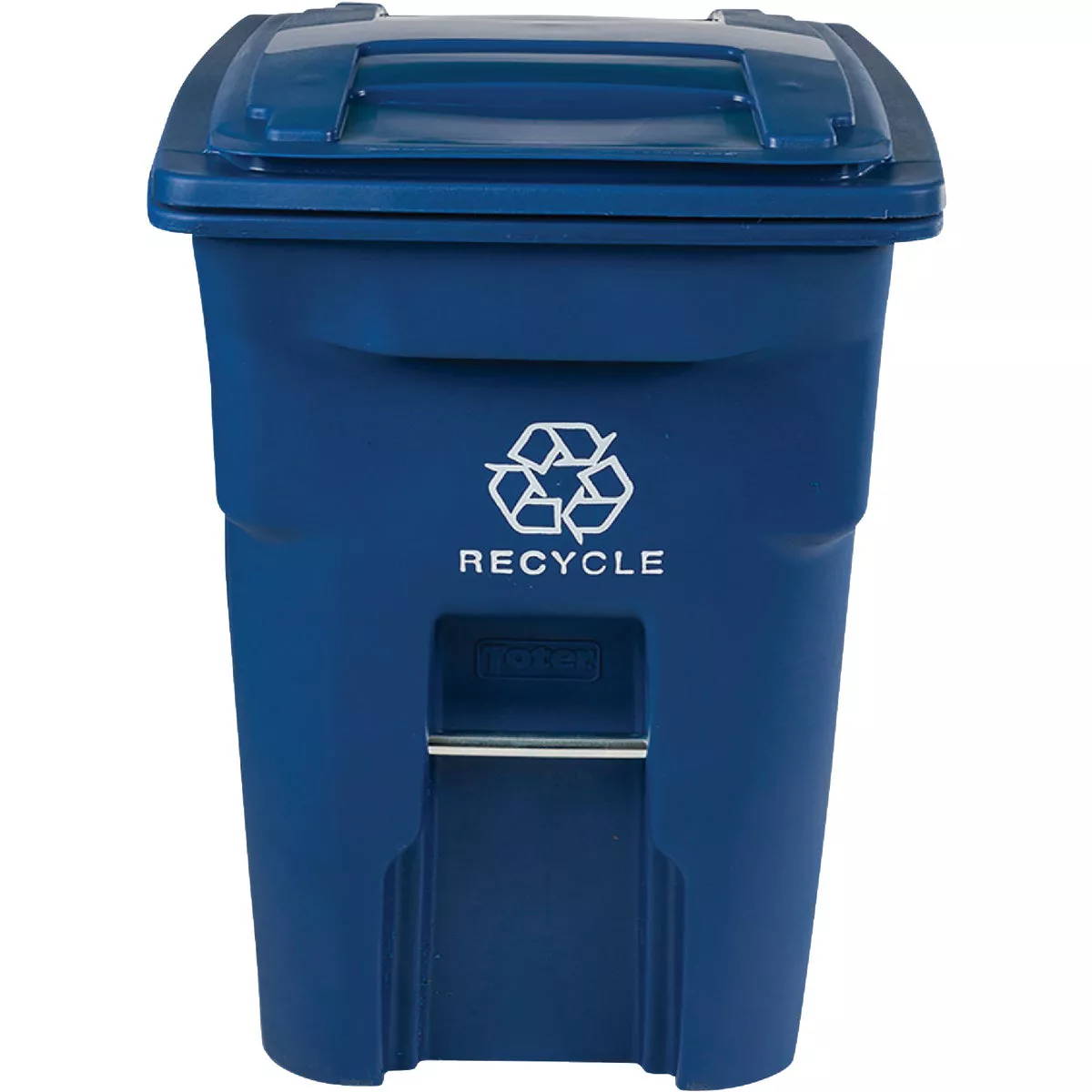 Toter 96 Gal. 2-Wheel Recycling Trash Can - photo 2
